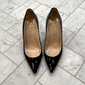 Christian Louboutin So Kate 120 Patent Leather Pumps. Size 8.5